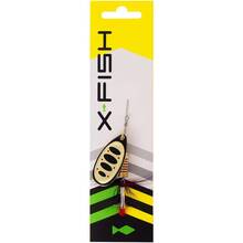 Блешня X-Fish Termite №4 9.5г Nikel Gold (1917.06.90)