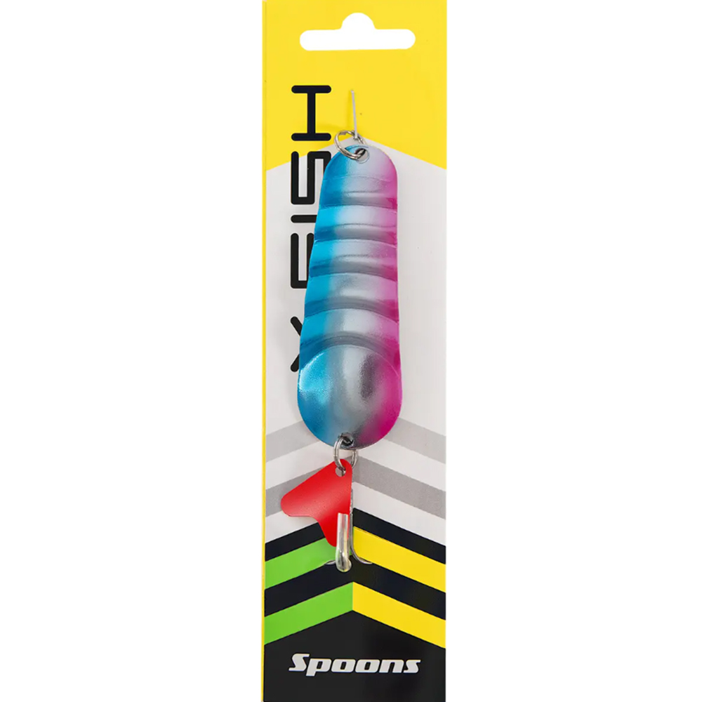 Блешня X-FISH Buffalo 27g #04 Silver pink blue (1917.05.06) Тип блешні