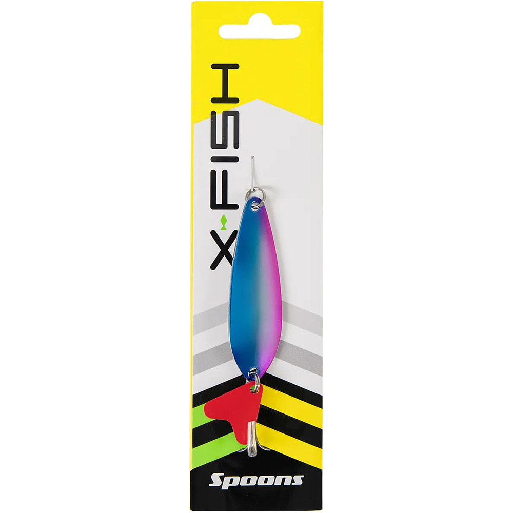 Блесна X-FISH Blitz 15.5g #04 Silver Pink Blue (1917.05.16) Тип блесны колеблющиеся