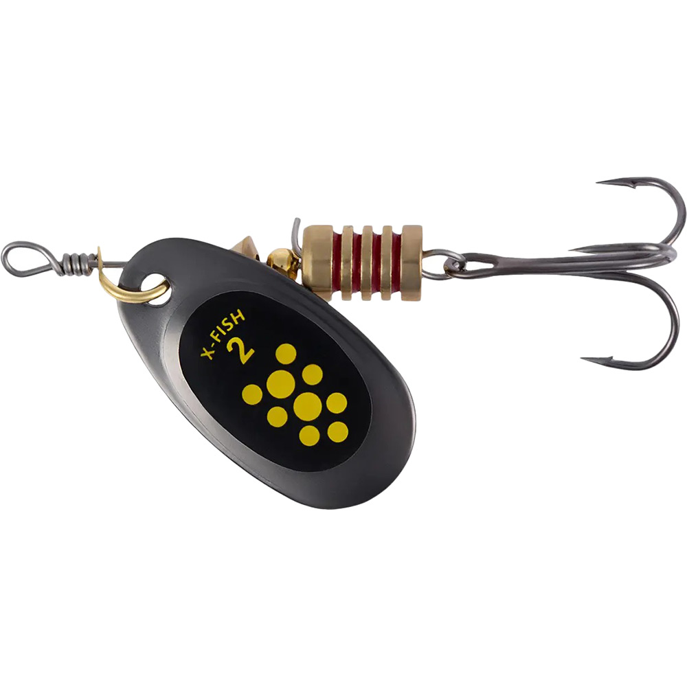 Блешня X-FISH Dark Side №2 4g Nikel Black Lime (1917.07.23)