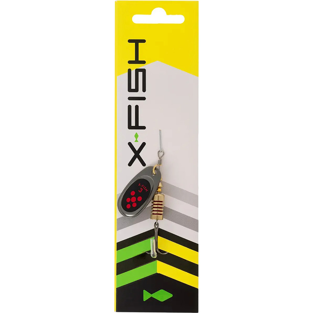 Блешня X-FISH Dark Side №3 6g Nikel Black Orange (1917.07.29) Тип блешні