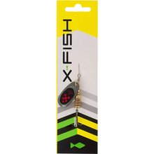 Блешня X-FISH Dark Side №3 6g Nikel Black Orange (1917.07.29)