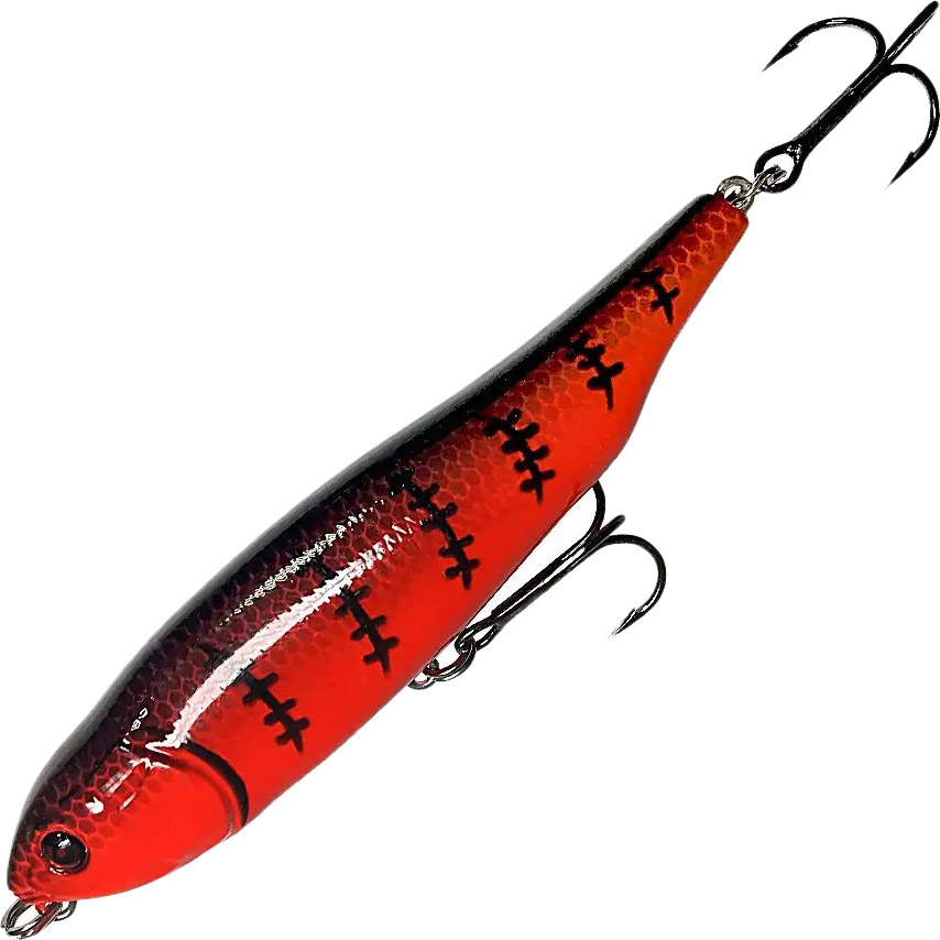 

Воблер Nomura Top Water Pencil 95 мм 14 гр цвет-762 RED BLACK STRIPED (NM51776209), Воблер Top Water Pencil 95мм 14гр
