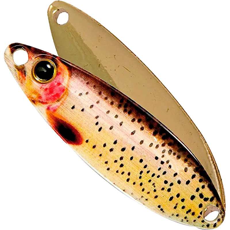 

Блесна-колебалка Nomura Isei Trout Area Masuku Real Fish Big Spoon 6.8 г 4.5 см Real Spotted Trout (NM46691706), Блешня-коливалка Masuku Real Big