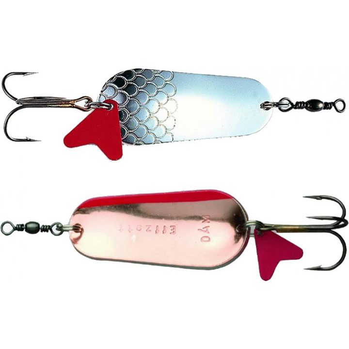 

Блесна DAM Effzett Original Standard Spoon 45 г 8 см Silver/Copper (702680566), Блешня-коливалка Effzett Original