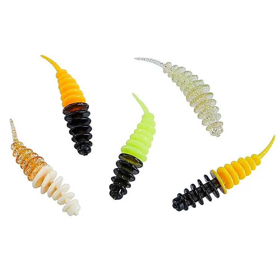 

Силикон Balzer Trout Collector 7 см 1,5 гр Color Mix 2 съедобный Garlic, Силікон Trout Collector 7см 1.5гр