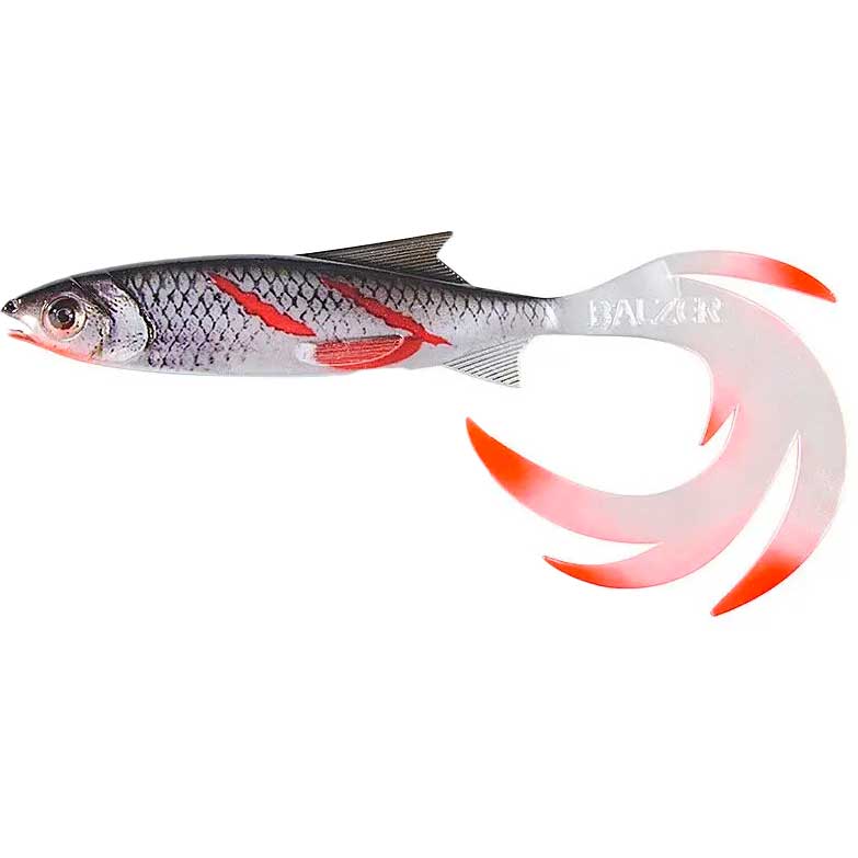 

Виброхвост Balzer Shirasu Reptile Shad 11 см 6 гр 1 шт Bloody Minnow, Віброхвіст Shirasu Reptile Shad