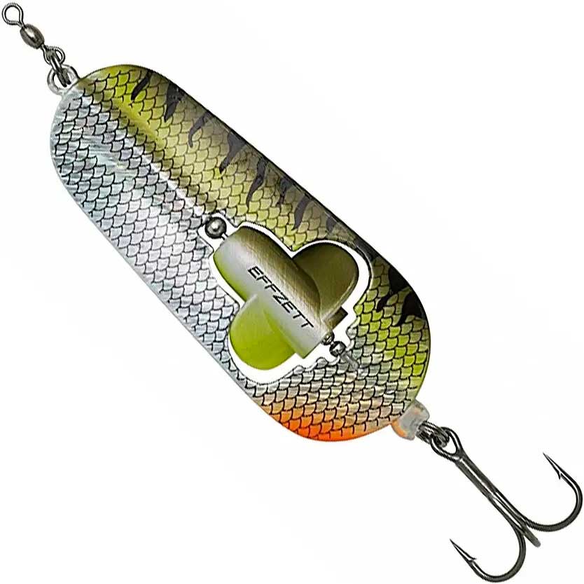 

Блесна-колебалка DAM Effzett Rattlin' Spoon 8см 40гр (OLIVE/SILVER UV), Блешня-коливалка Effzett Rattlin' Spoon 8см
