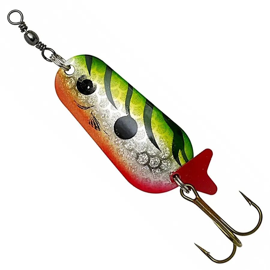 

Блесна-колебалка DAM Effzett Standard 30 г 6.5 см fire tiger UV (69609), Блешня-коливалка Effzett Standard