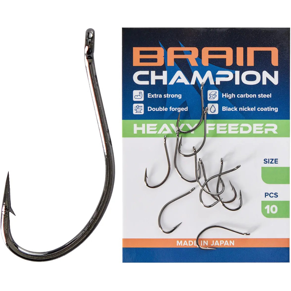 Набір гачків BRAIN Champion Heavy Feeder #2 10 шт (1858.54.57)
