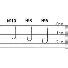 Набір гачків BRAIN Champion Long #6 10 шт (1858.54.65)