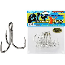 Набір гачків-трійників DECOY Y-S23 Big #8/0 6 шт (4989540310038)