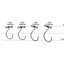 Гачок Worm123 DS Hook masubari 05 5 шт/уп (4989540819906)