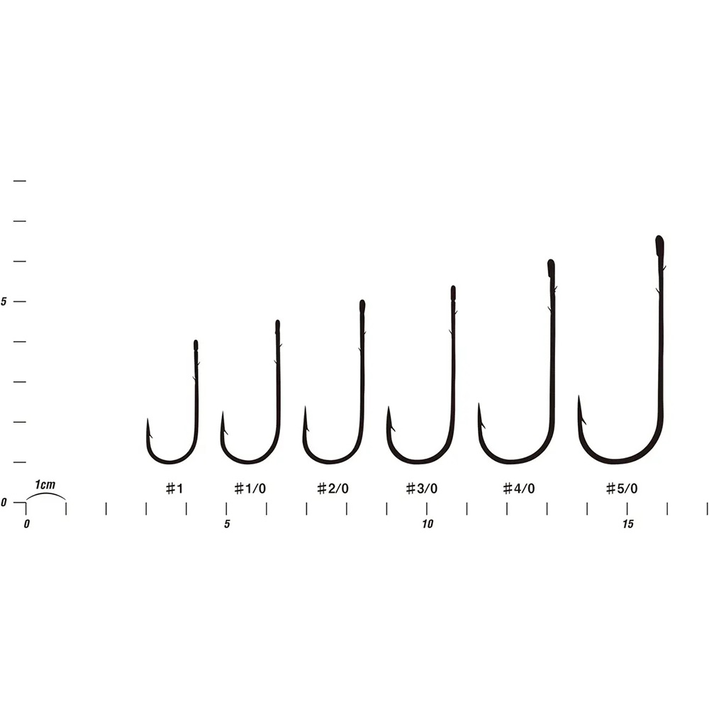 Крючок DECOY Worm144 Flippin Straight #3/0 4 шт (4989540817230) Вид одинарные