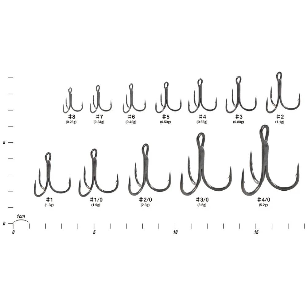 Набір гачків DECOY Y-F33F 01 4 шт (4989540407707) Головка вушко
