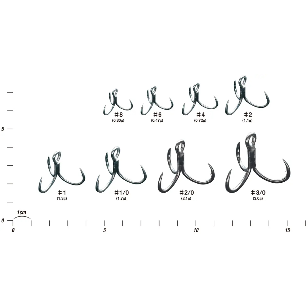 Набір гачків DECOY Y-W77 3/0 6 шт (4989540813621) Головка вушко
