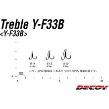 Набір гачків DECOY Y-F33B #12 8 шт (4989540822562)