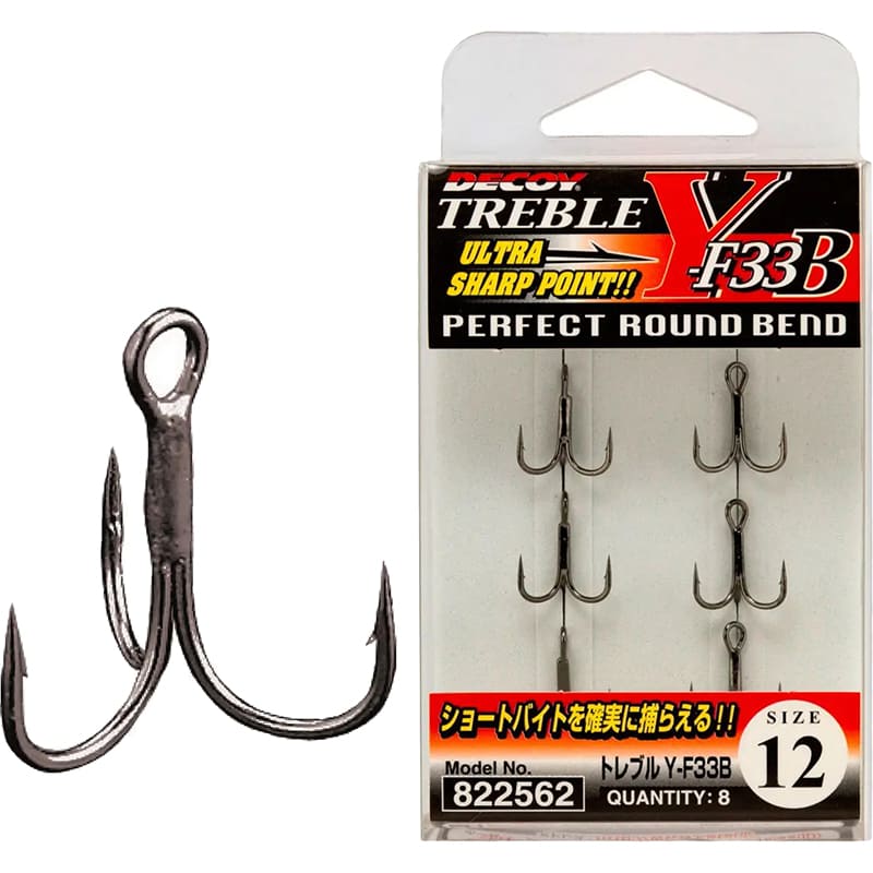 Набір гачків DECOY Y-F33B #14 8 шт (4989540407424)