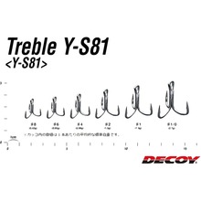 Набір гачків DECOY Y-S81 #8 6 шт (4989540819500)