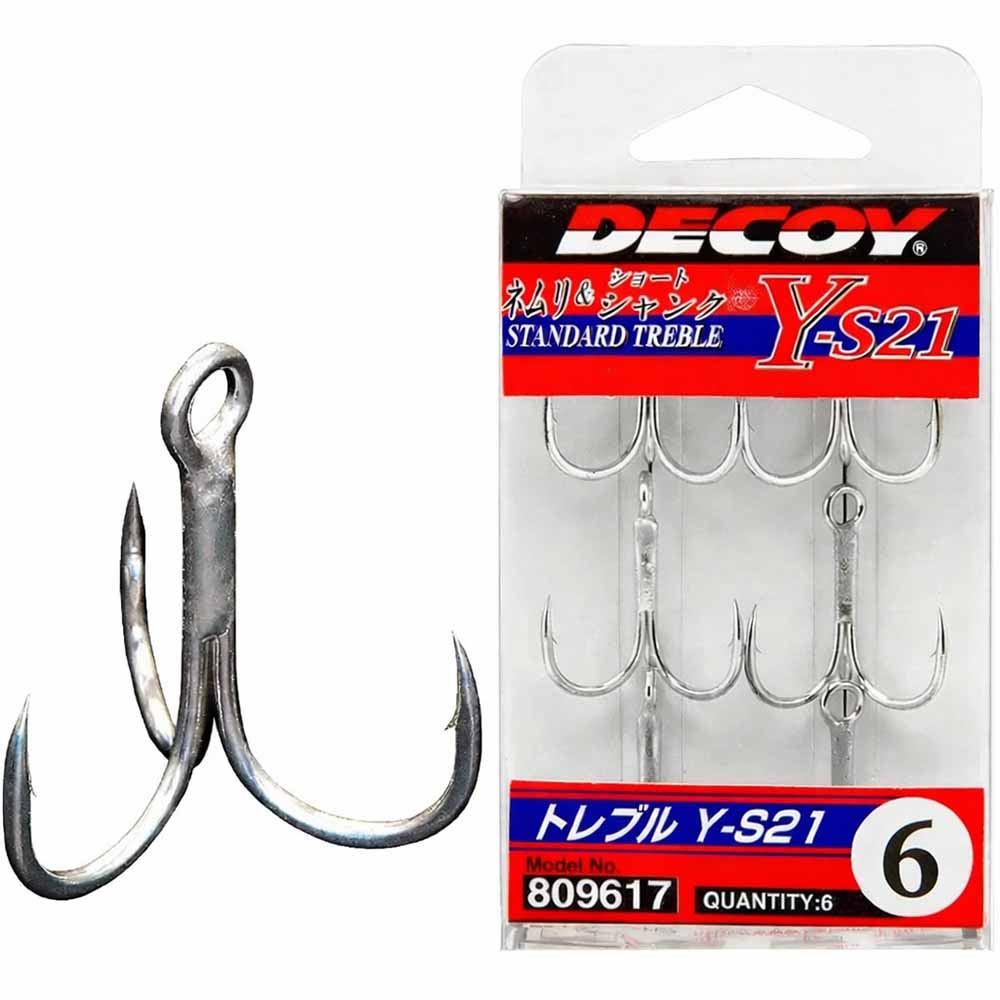 Набір гачків DECOY Y-S21 06 6 шт (4989540406717)