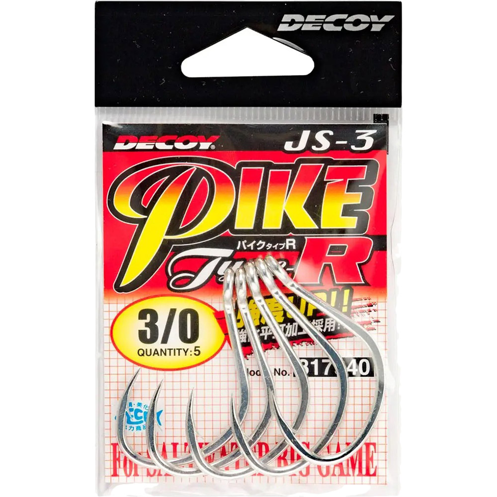 Набір гачків DECOY JS-3 3/0 5 шт (4989540817940)