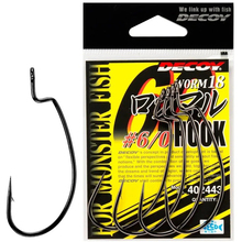 Набір гачків DECOY Worm18 6/0 4 шт (4989540402443)