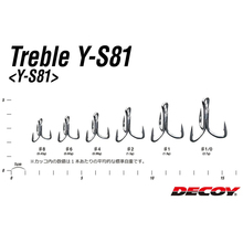 Набір гачків DECOY Y-S81 06 6 шт (4989540408247)