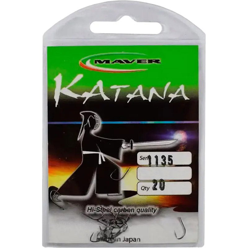 Набір гачків MAVER Katana 1135A №16 (20шт/уп) (1135A016)