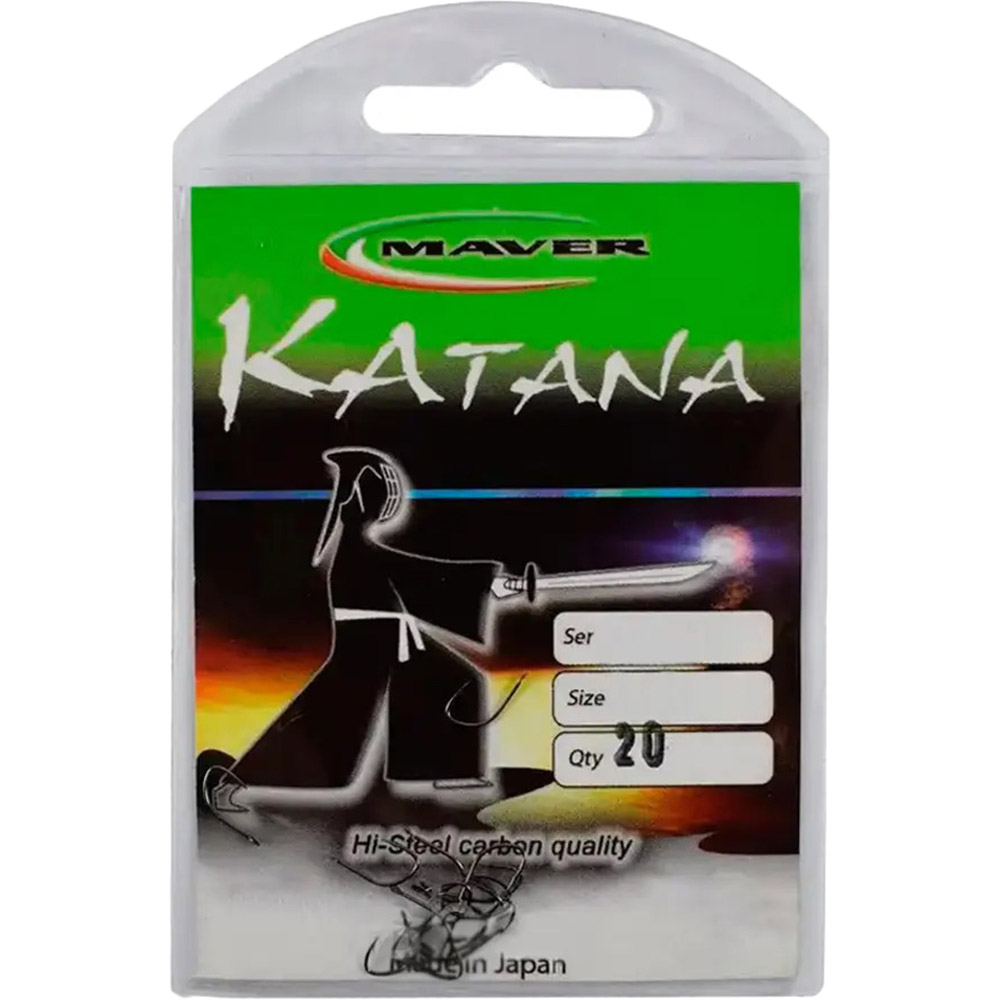 Набір гачків MAVER Katana 1145A №08 (20шт/уп) (1145A008)