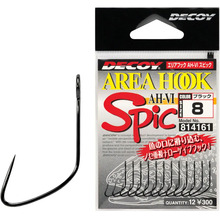 Гачок DECOY AH-6 Area Hook VI Spic #08 12 шт (4989540814161)