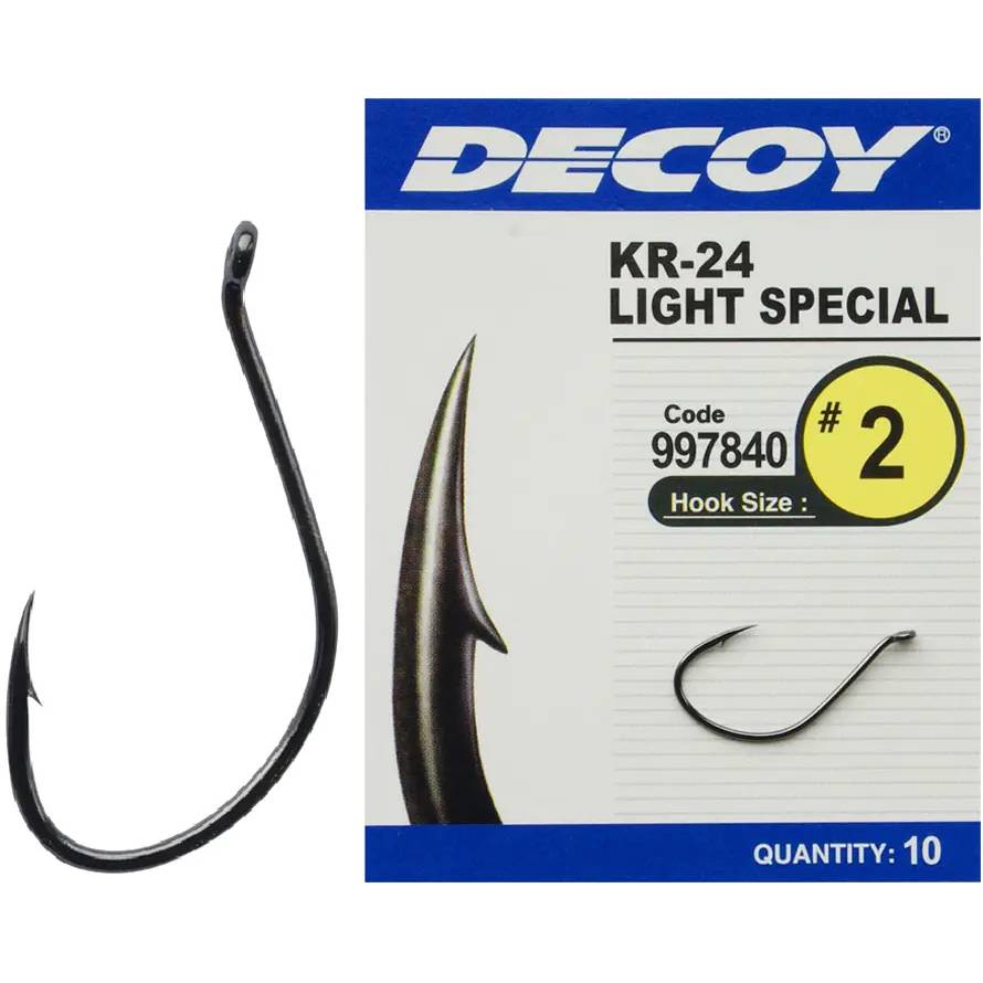 Набор крючков DECOY KR-24 Light Special 05 10 шт (4989540997819)