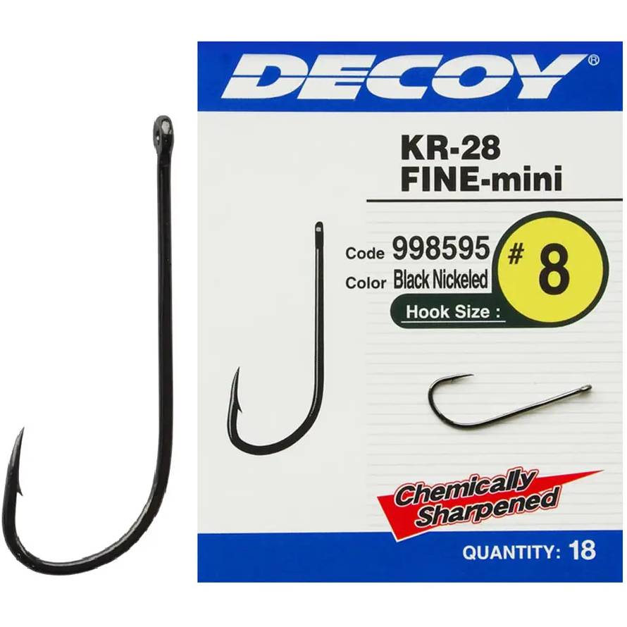 Набір гачків DECOY KR-28 Fine mini 12 18 шт (4989540998571)