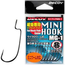 Набор крючков DECOY Mini Hook MG-1 №6 10 шт (4989540811764)