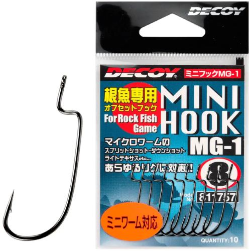 Набір гачків DECOY Mini Hook MG-1 №8 10 шт (4989540811757)