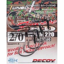 Набір гачків DECOY Worm220 Cover Finesse HD 2/0 4 шт (4989540823286)