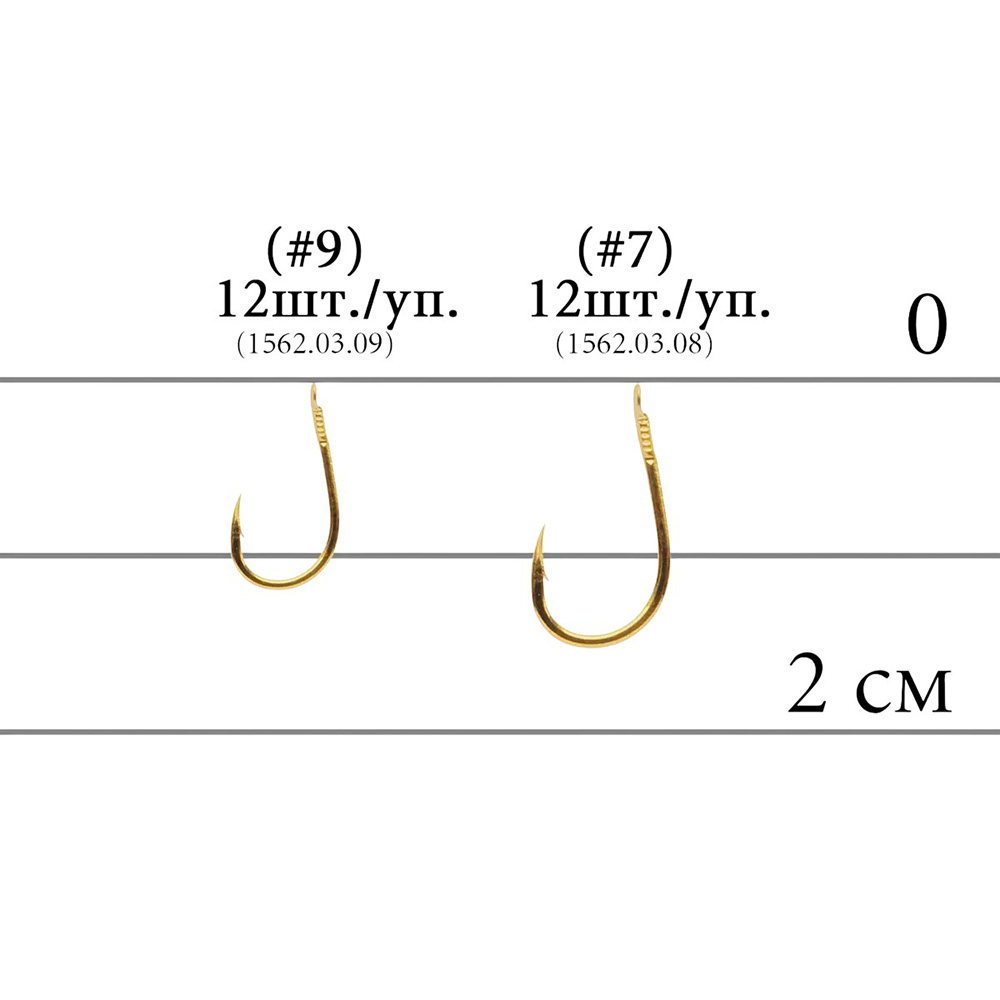 Набір гачків DECOY K-101 Round 09 12 шт (4989540997147) Матеріал сталь