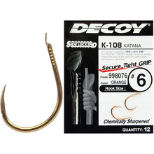 Набор крючков DECOY K-108 Katana 12 12 шт (4989540998021)