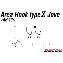 Набір гачків DECOY AH-10 Area Hook Type X Jove 06 10 шт (4989540827550)