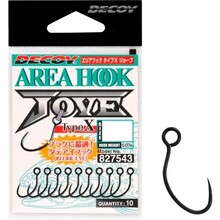 Набір гачків DECOY AH-10 Area Hook Type X Jove 06 10 шт (4989540827550)