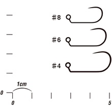 Набір гачків DECOY AH-12 Area Hook Jiggy 04 10 шт (4989540831229)