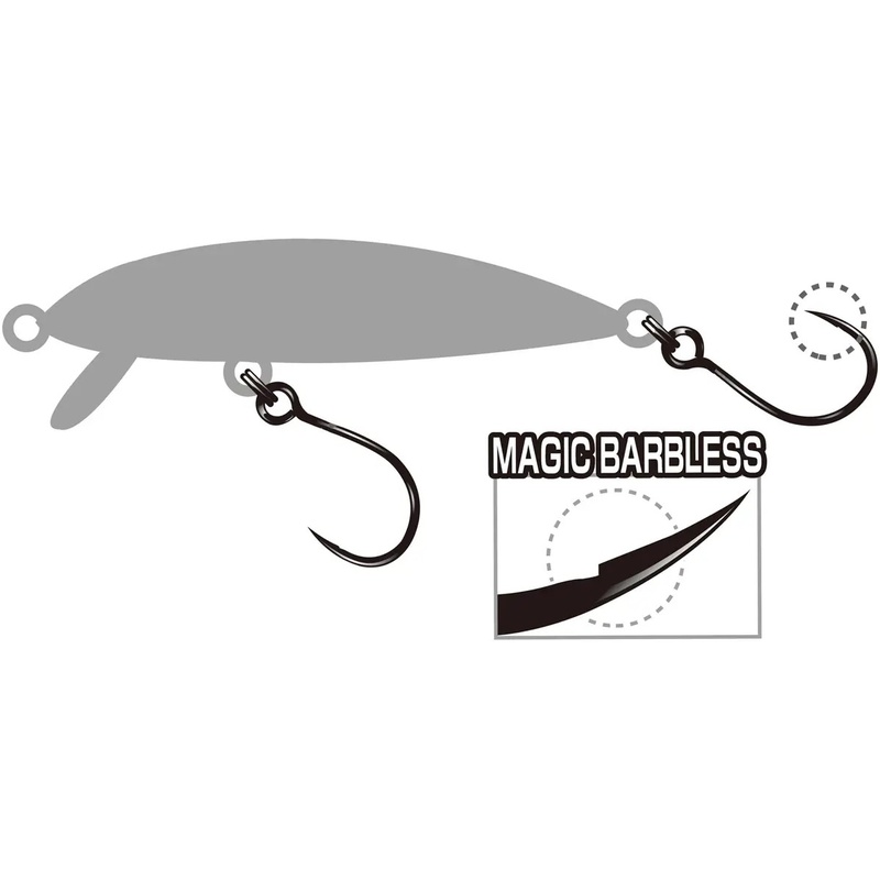 Набор крючков DECOY AH-3 Area Hook III 10 10 шт (4989540811429) Вид одинарные