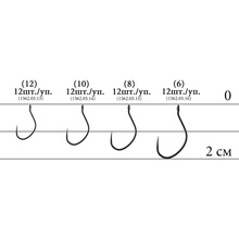 Набор крючков DECOY AH-IX Floria 08 12 шт (4989540823088)