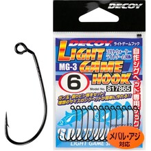 Набор крючков DECOY MG-3 Light Game 06 12 шт (4989540817865)