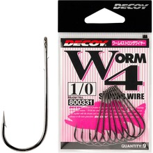 Набір гачків DECOY Worm4 Strong Wire #3/0 8 шт (4989540800355)