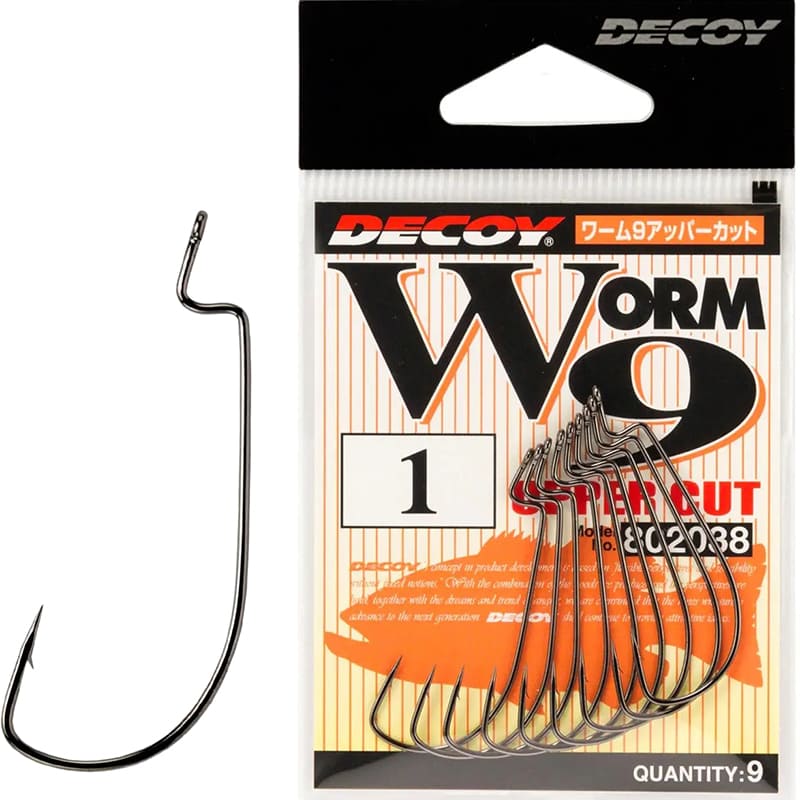 Набір гачків DECOY Worm9 Upper Cut #3/0 7 шт (4989540802069)