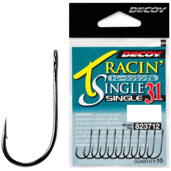 Набор крючков DECOY Single31 02 10 шт (4989540823736)