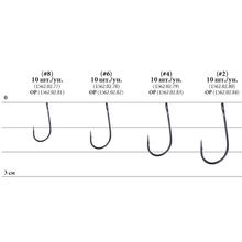 Набор крючков DECOY Single31 02 10 шт (4989540823736)