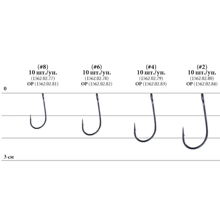 Набор крючков DECOY Single31 04 10 шт (4989540823729) Материал высококачественная сталь