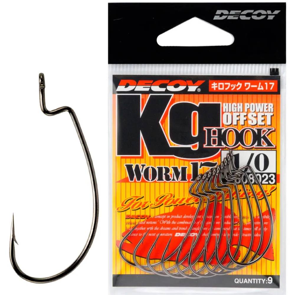 Набор крючков DECOY Worm17 Kg Hook 3/0 7 шт (4989540808047)