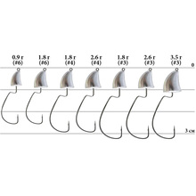 Джиг головка DECOY Violence Jighead SV-38 03, 1.8g 5 шт (4989540806203)